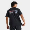 NEW BALANCE NEW BALANCE MEN'S LINEAR LOGO GRADIENT GRAPHIC T-SHIRT