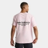 New Balance Men's Linear Logo T-shirt Size Medium 100% Cotton