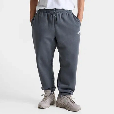 New Balance Men's Logo Graphic Fleece Jogger Sweatpants In Graphite