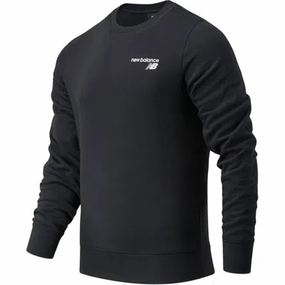 New Balance Men's Nb Classic Core Fleece Crew In Black