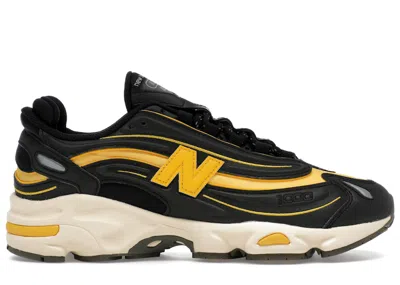 Pre-owned New Balance Men's  1000 Bricks & Wood A Different Bounce Sneakers In Black/yellow