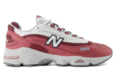 Pre-owned New Balance Men's  1000 Sneakers In Red/grey In Multi