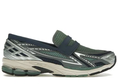 Pre-owned New Balance Men's  1906l Sneakers In Silver Metallic/navy Blue/dark Juniper In Multi