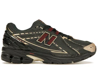 Pre-owned New Balance Men's  1906r Kith Sneakers In Black/bordeaux/champagne In Multi