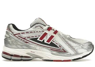 Pre-owned New Balance Men's  1906r Silver Sneakers In Silver Metallic/classic Crimson/sea Salt