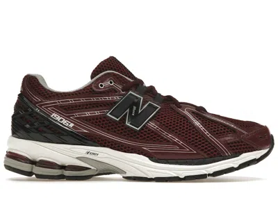 Pre-owned New Balance Men's  1906r Sneakers In Burgundy/black In Multi