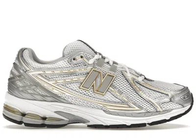 Pre-owned New Balance Men's  1906r Sneakers In White/rain Cloud/silver Metallic In Multi
