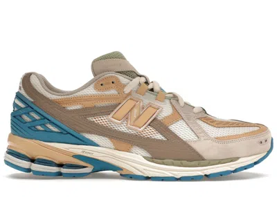 Pre-owned New Balance Men's  1906u Concepts Hours And Days Sneakers In Cream/tan/blue In Multi