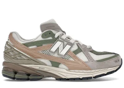 Pre-owned New Balance Men's  1906u Sneakers In Linen/dark Olivine/flat Taupe In Multi