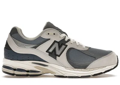 Pre-owned New Balance Men's  2002r Atmos Sneakers In Cybernetics Blue