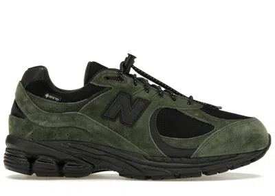 Pre-owned New Balance Men's  2002r Goretex Jjjjound Sneakers In Pine/black