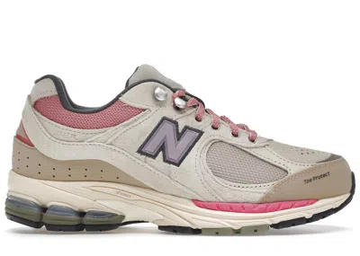 Pre-owned New Balance Men's  2002r Hiking Pack Sneakers In Beige/purple/pink