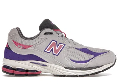 Pre-owned New Balance Men's  2002r J. Crew Sneakers In Rain Cloud/prisim Purple