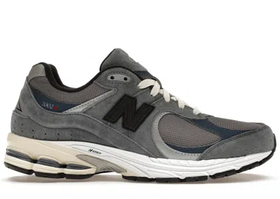Pre-owned New Balance Men's  2002r Jjjjound Sneakers In Storm Blue/sea Salt