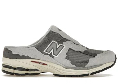 Pre-owned New Balance Men's  2002r Mule Protection Pack Sneakers In Rain Cloud/grey