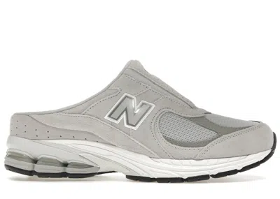 Pre-owned New Balance Men's  2002r Mule Sneakers In Rain Cloud/marblehead In Gray