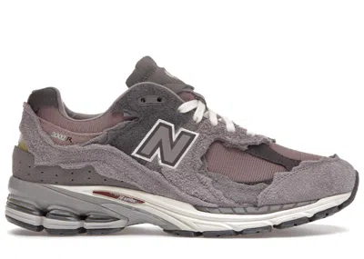 Pre-owned New Balance Men's  2002r Protection Pack Lunar New Year Dusty Lilac Sneakers In Zinc/eiffel Tower/gre In Gray