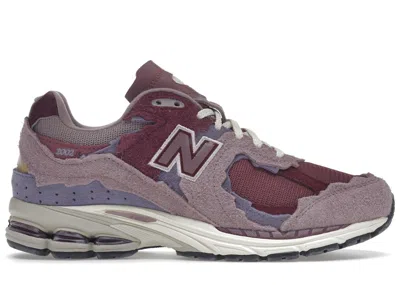 Pre-owned New Balance Men's  2002r Protection Pack Sneakers In Pink/violet In Multi