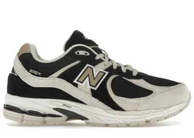 Pre-owned New Balance Men's  2002r Sneakers In Black/beige/tan