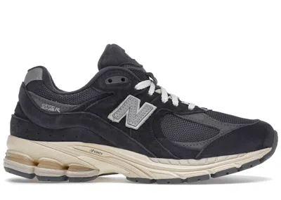 Pre-owned New Balance Men's  2002r Sneakers In Black/dark Grey/phantom