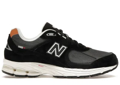 Pre-owned New Balance Men's  2002r Sneakers In Black/sepia/magnet In Multi