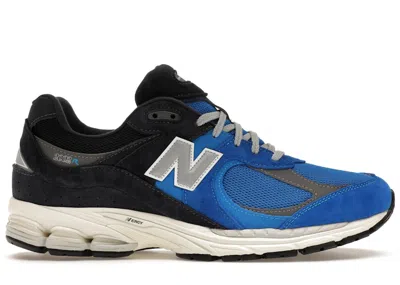 Pre-owned New Balance Men's  2002r Sneakers In Blue Oasis/eclipse/shadow Grey In Multi