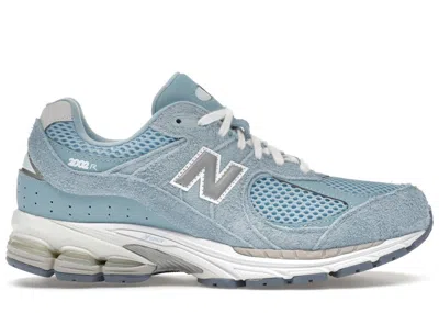 Pre-owned New Balance Men's  2002r Sneakers In Bright Sky/chrome Blue/white In Multi