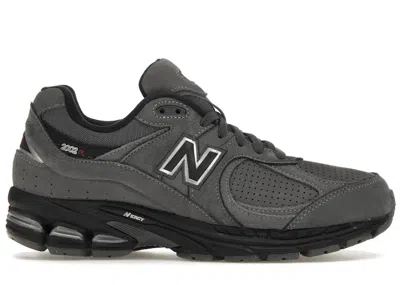 Pre-owned New Balance Men's  2002r Sneakers In Castlerock/black/magnet In Multi