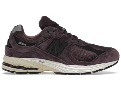 Pre-owned New Balance Men's  2002r Sneakers In Dark Grape/white In Multi