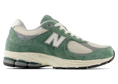 Pre-owned New Balance Men's  2002r Sneakers In Dark Juniper/linen