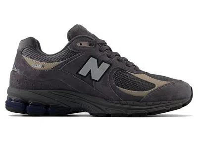 Pre-owned New Balance Men's  2002r Sneakers In Grey/beige/navy Blue In Multi