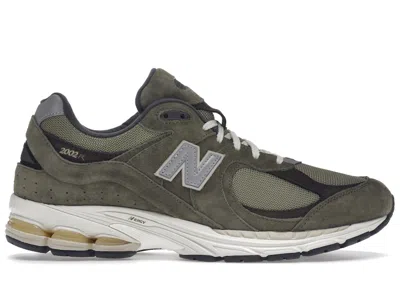 Pre-owned New Balance Men's  2002r Sneakers In Olive/brown
