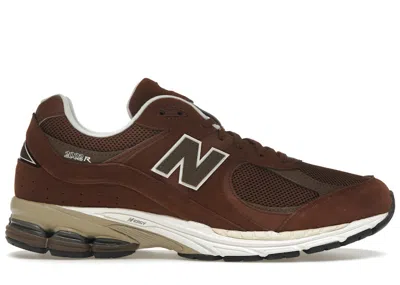 Pre-owned New Balance Men's  2002r Sneakers In Rich Oak/dark Mushroom/sea Salt In Multi