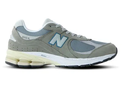 Pre-owned New Balance Men's  2002r Sneakers In Steel Blue/grey/white