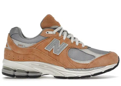 Pre-owned New Balance Men's  2002r Sneakers In Sweet Caramel/grey In Multi