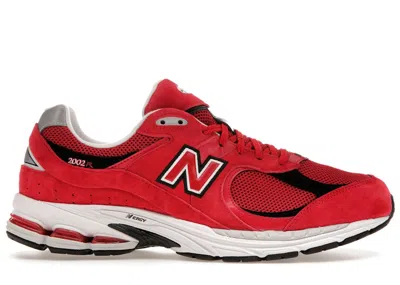 Pre-owned New Balance Men's  2002r Sneakers In Team Red/black In Multi