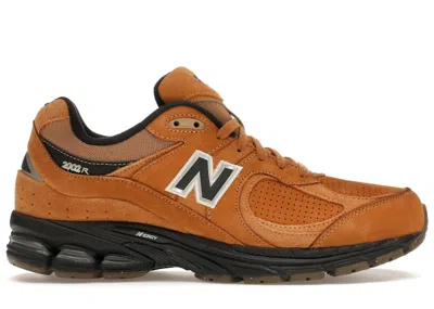 Pre-owned New Balance Men's  2002r Sneakers In Tobacco/black