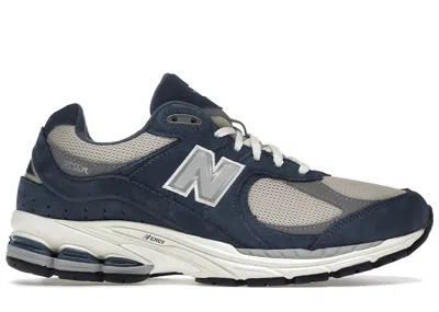 Pre-owned New Balance Men's  2002r Sneakers In Vintage Indigo/calm Taupe/marblehead