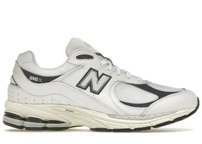 Pre-owned New Balance Men's  2002r Sneakers In White/natural Indigo