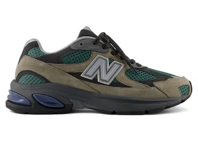 Pre-owned New Balance Men's  2010 Vintage Khaki Sneakers In Dockside/indigo In Blue
