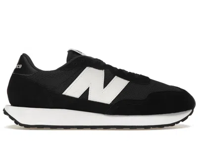 Pre-owned New Balance Men's  237 Sneakers In Black/white In Multi