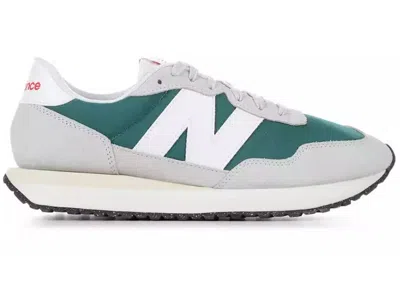 Pre-owned New Balance Men's  237 Sneakers In Grey Matter/vintage Teal