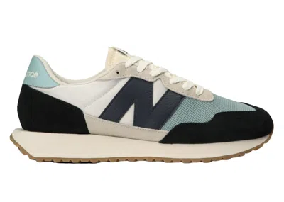 Pre-owned New Balance Men's  237 Sneakers In Grey/black/baby Blue In Multi