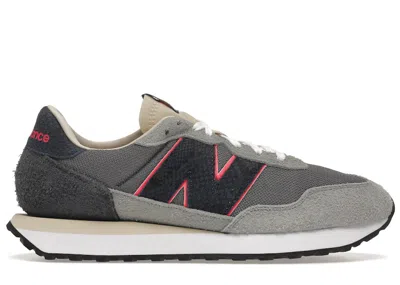 Pre-owned New Balance Men's  237 Sns Racer Sneakers In Grey/blue/pink