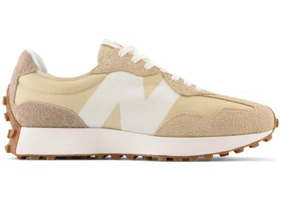 Pre-owned New Balance Men's  327 Beam Sneakers In Beige/white