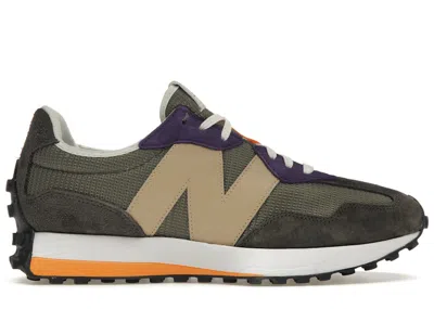 Pre-owned New Balance Men's  327 Brown Sneakers In True Camo/black Plum In Multi