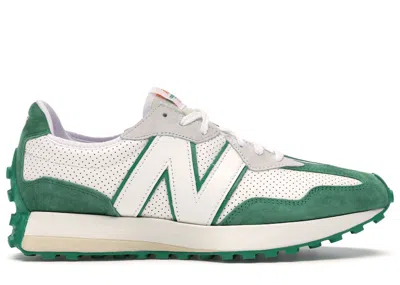 Pre-owned New Balance Men's  327 Casablanca Sneakers In White/green In Multi