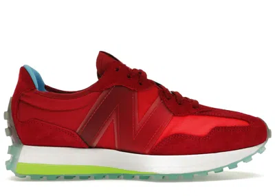 Pre-owned New Balance Men's  327 Concepts Cape Sneakers In Cranberry/white/lime In Multi