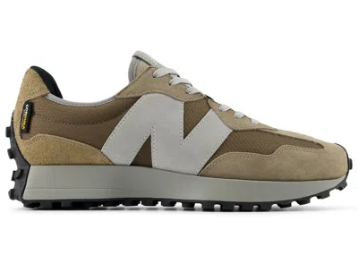 Pre-owned New Balance Men's  327 Cordura Sneakers In Beige/brown