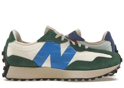 Pre-owned New Balance Men's  327 Forest Green Vintage Worn Sneakers In Team Forest Green/serene Blue